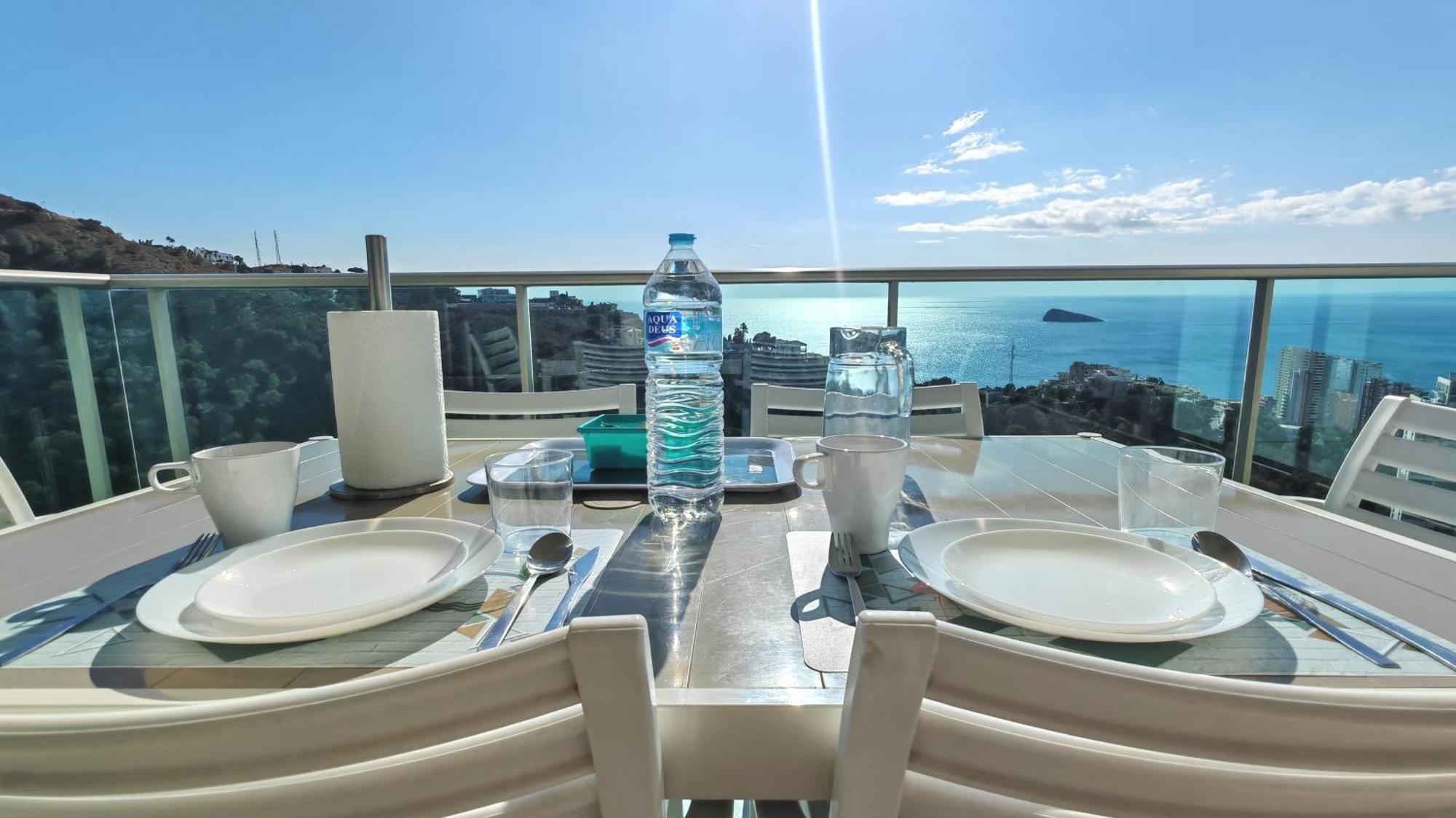 דירות בנידורם Skyline 31 Terraza Privada Con Vistas Al Mar מראה חיצוני תמונה