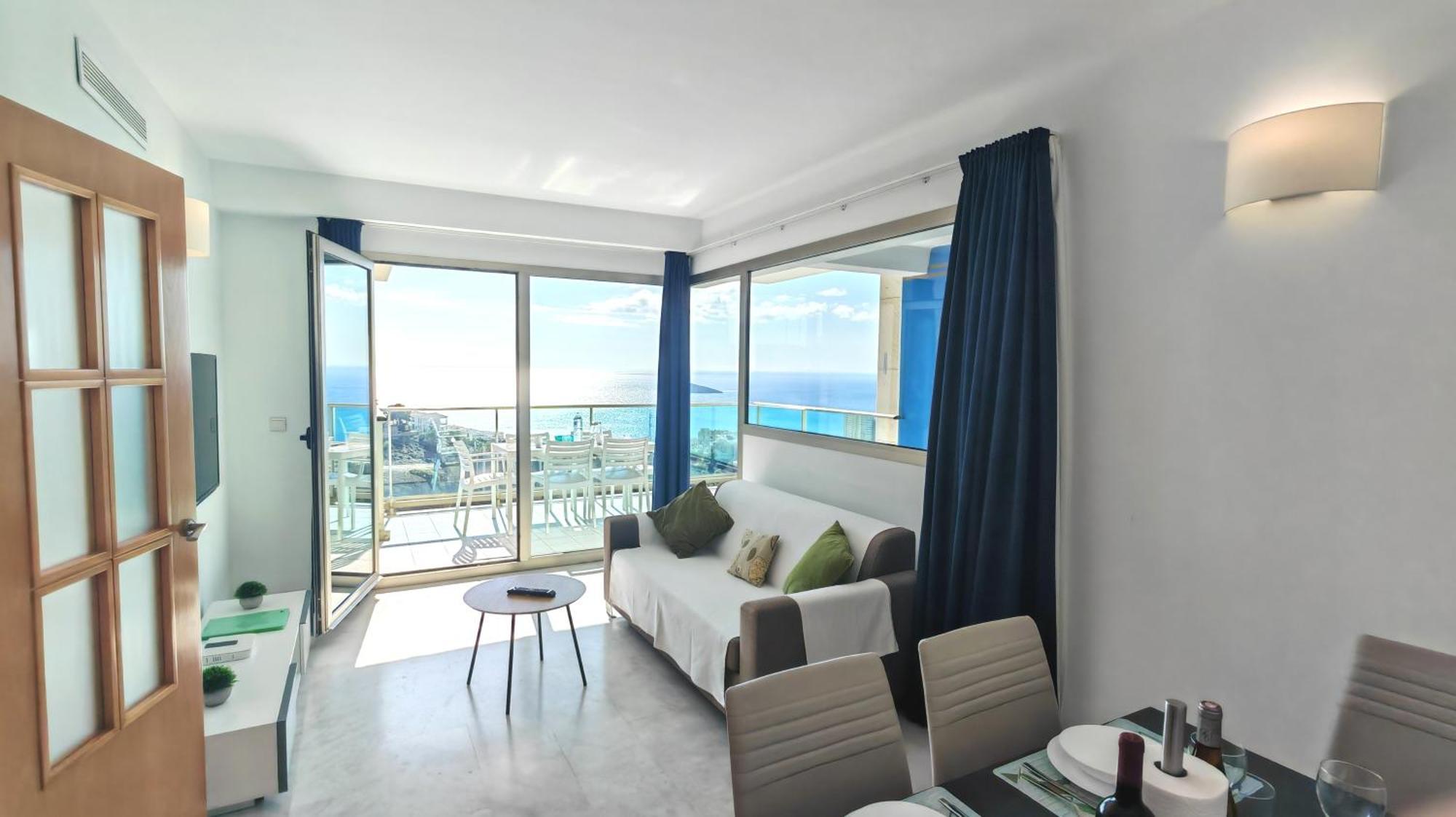 דירות בנידורם Skyline 31 Terraza Privada Con Vistas Al Mar מראה חיצוני תמונה
